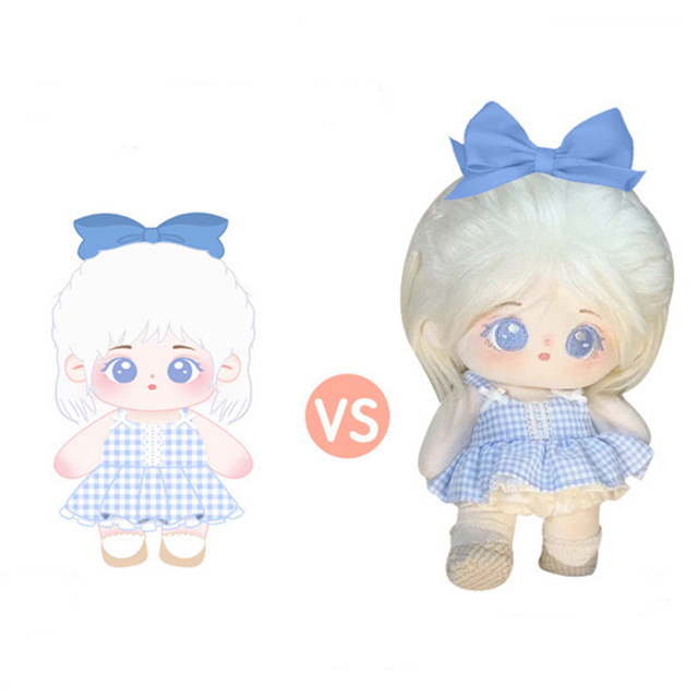 Muñeca de algodón Kpop suave de Corea, muñeca Kawaii Idol, muñeca de algodón personalizada