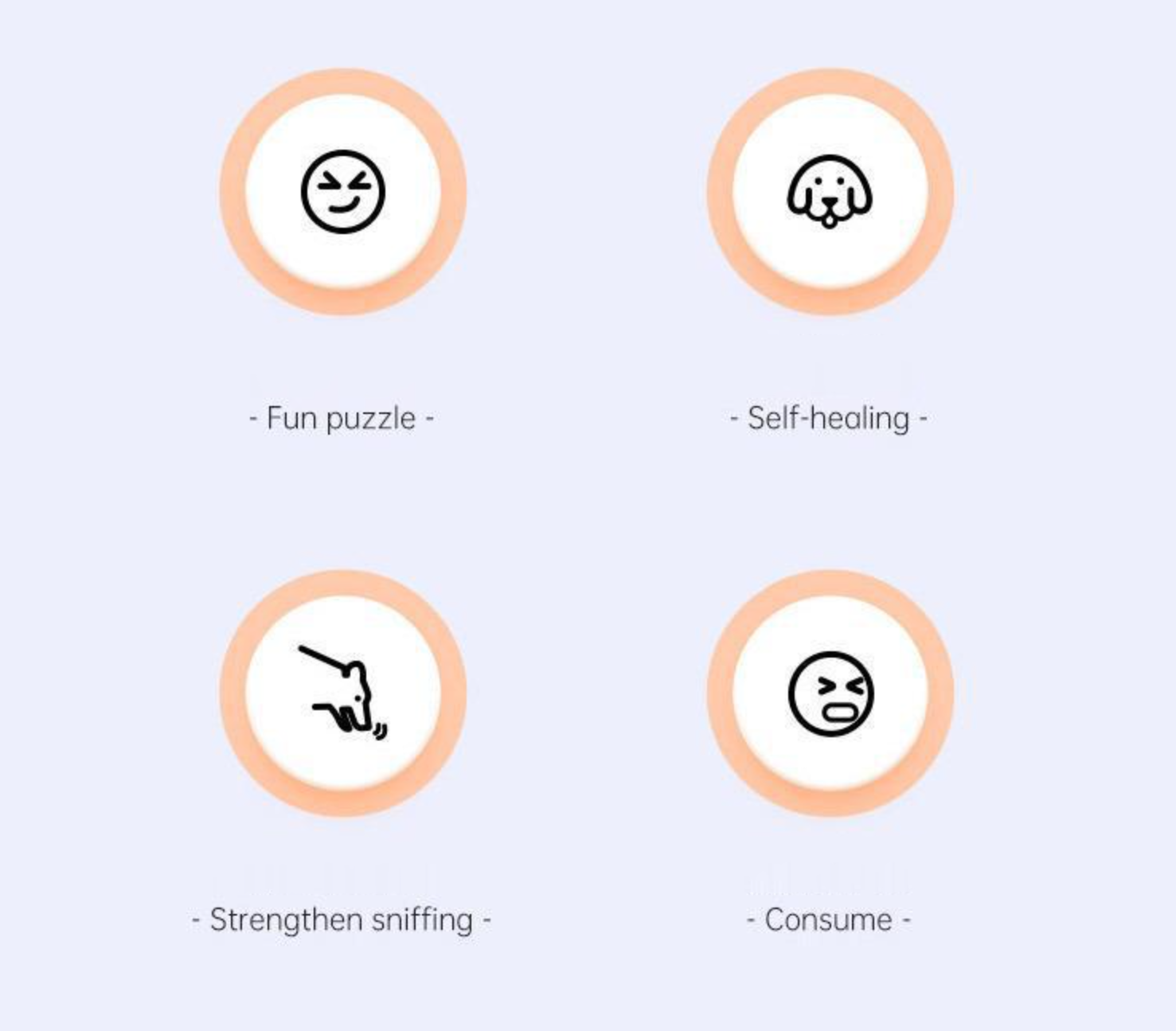 funci&oacute;n de juguetes para perros