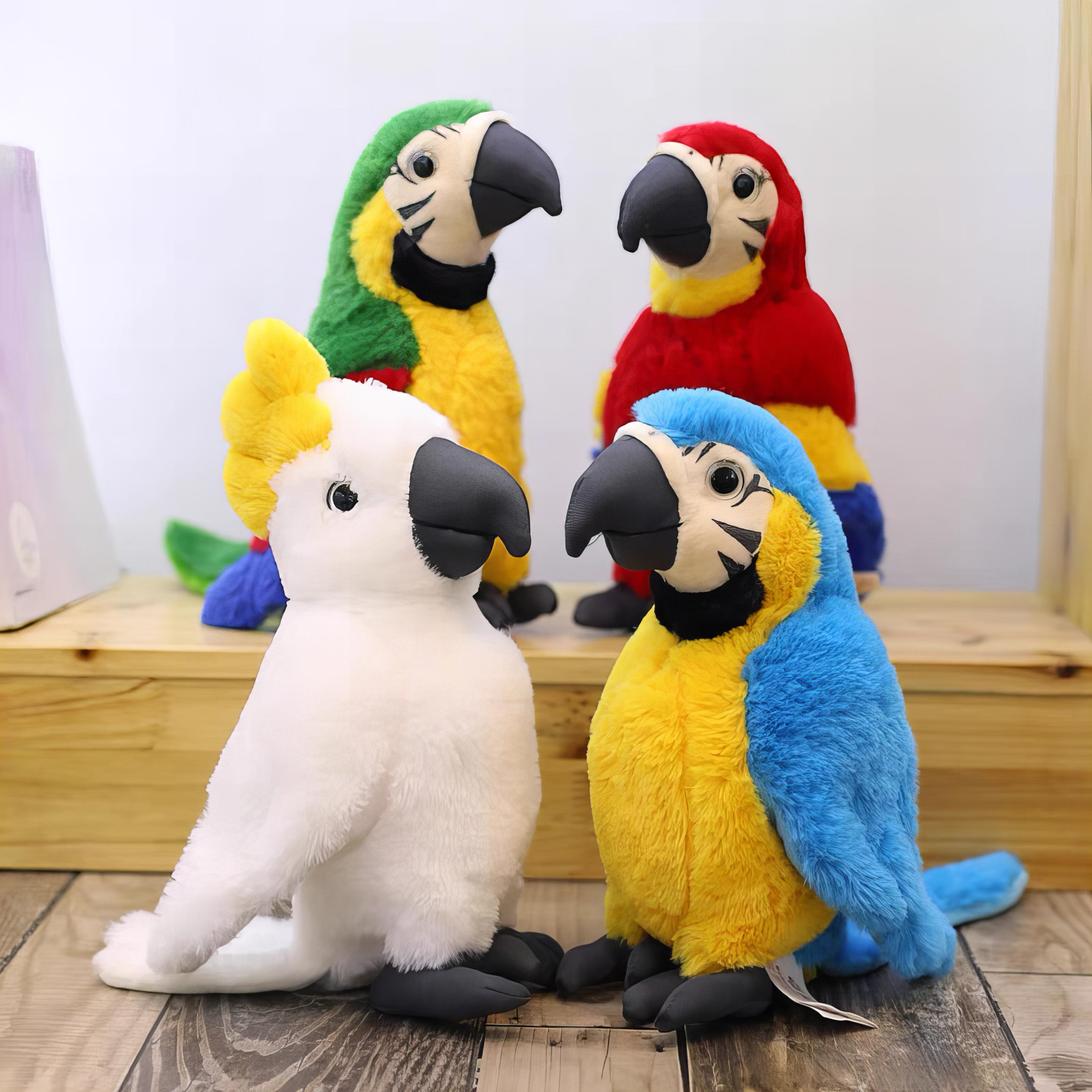 juguetes de peluche para loros
