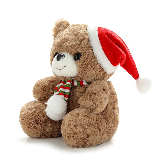 Santa Teddy Feliz Navidad Oso Oso de Peluche Suave Juguetes Oso de Peluche de Navidad