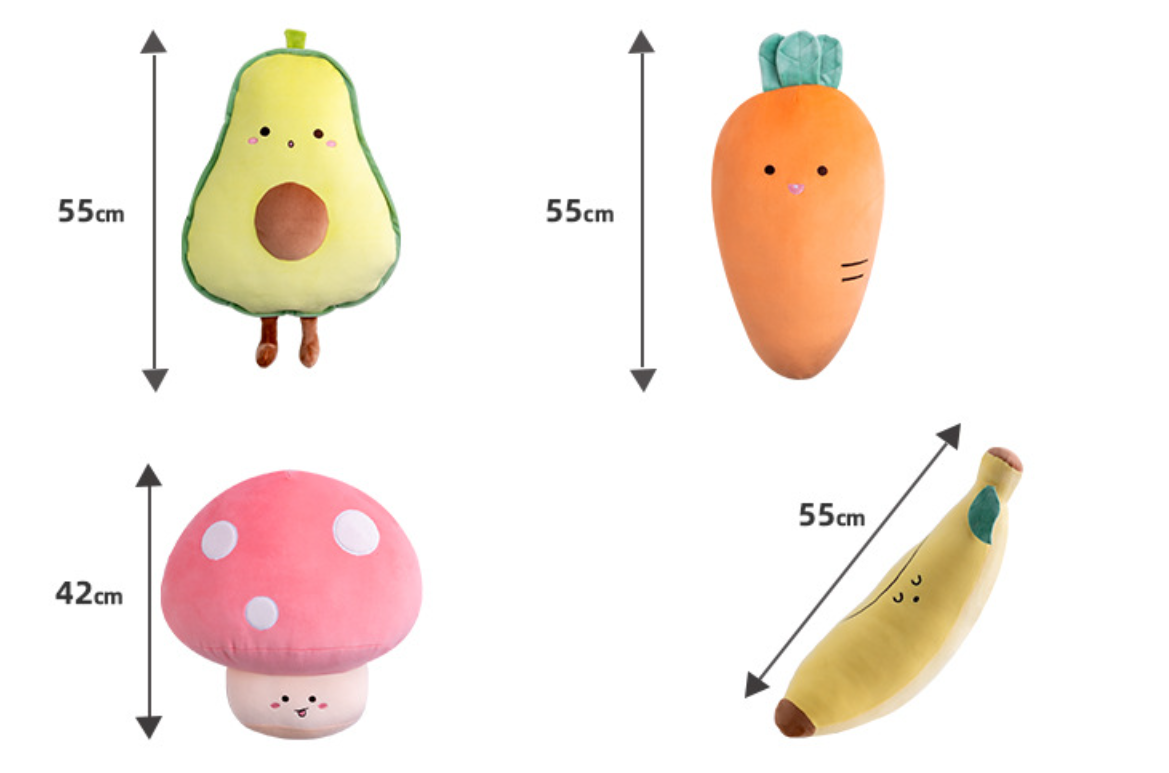 peluches vegetales