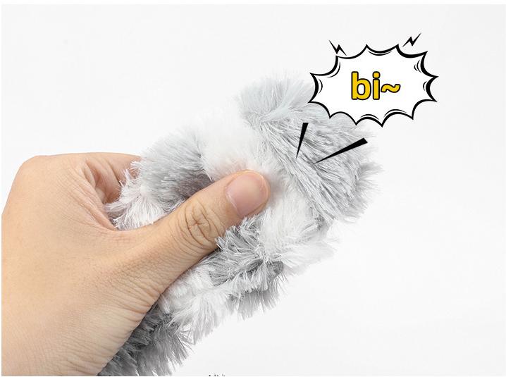 Persiga los juguetes chirriantes sin rellenar los juguetes de encargo del perro de los juguetes del papel de la arruga del perro